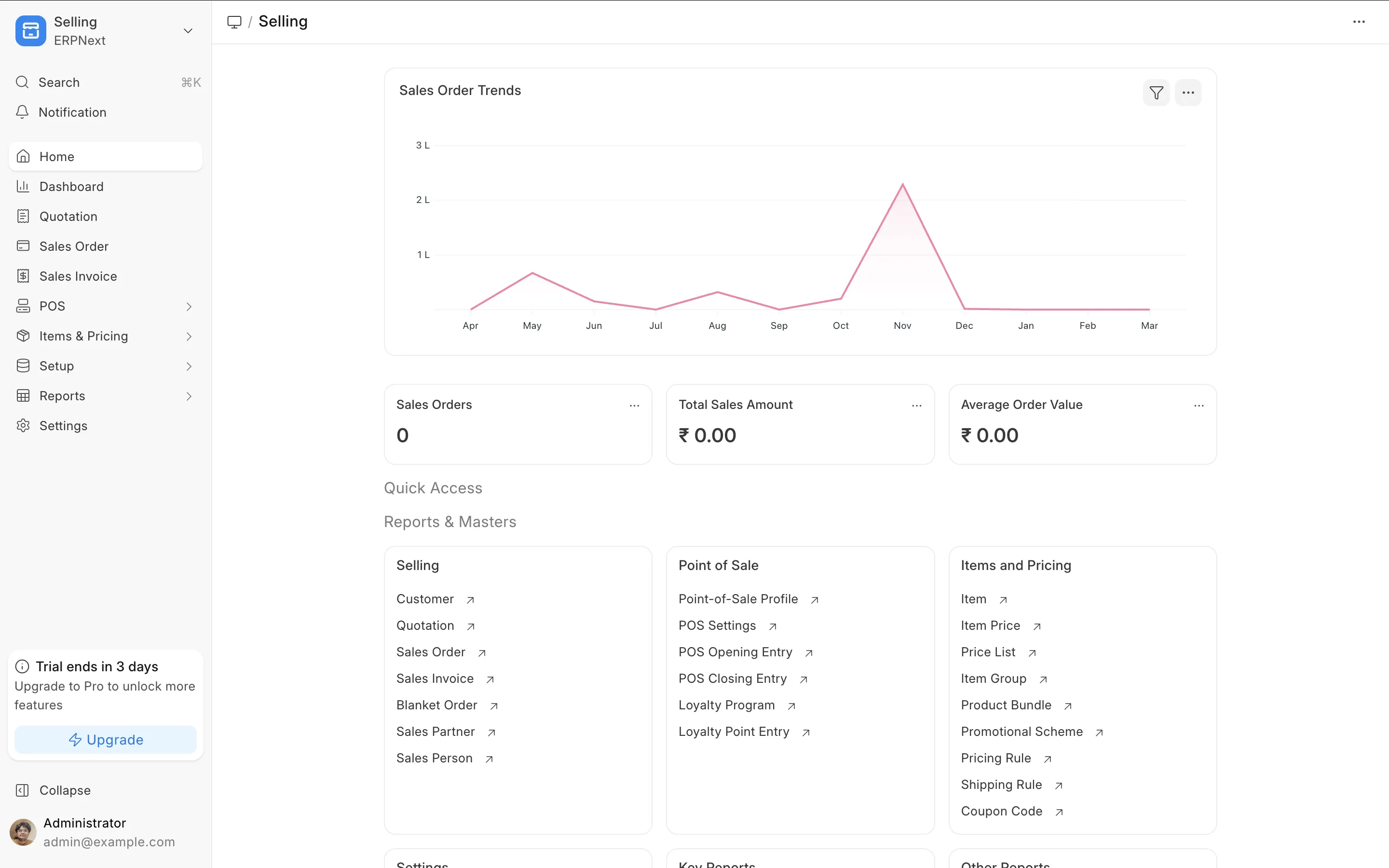 CRM Module Screenshot